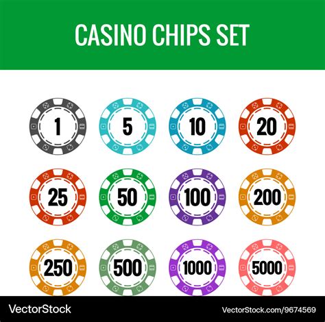 poker chip color values